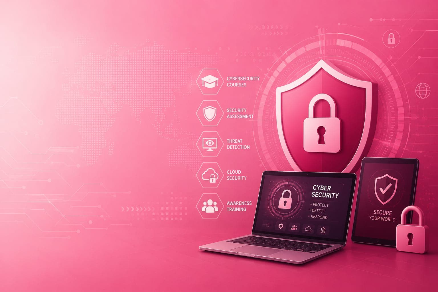 Cybersecurity professional at work